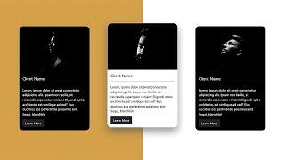 Bootstrap 5 Responsive Profile Cards