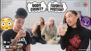 COUPLES TRUTH OR DRINK!! **EXPOSING OURSELVES** FT. SWAYY N JAYY