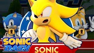 Sonic Dash:  Super Sonic Gameplay (60FPS)