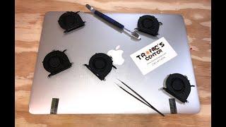 Replacing Fan on 13" MacBook Air - Full 13" MacBook Air Fan installation - MacBook Bad Fan