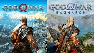 God of War vs God of War Ragnarok | Graphics, Physics and Details Comparison