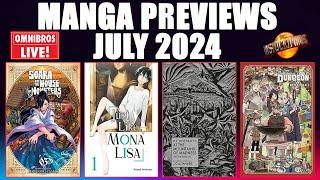 UPCOMING MANGA FOR JULY 2024! | Omnibros Live!