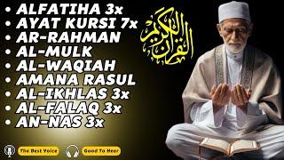 The Heart touching voice of Ayat Kursi 7x,Surah Yasin,Ar Rahman,Waqiah,Al Mulk,Ikhlas,Falaq,annas