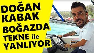 DOĞAN KABAK İstanbul Boğazında Tekne ile Yanlıyor