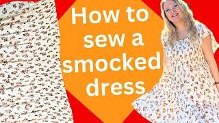 How to make a Smocked Dress WITHOUT a Pattern!