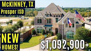 INSIDE A LUXURY NEW HOME IN McKINNEY, TX, PROSPER ISD - 4100 SQFT  $1,092,900+| New Homes DFW