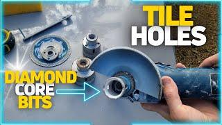 Diamond Tile Core Bits | How To EASILY Drill Holes In Tiles!