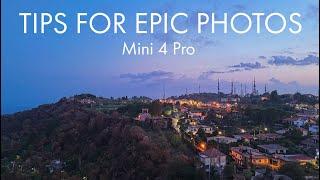 DJI Mini 4 Pro Photo Camera Settings for Epic Photography