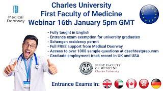 Study Medicine or Dentistry at Charles University in Prague 2025