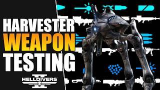 I tried every Support Weapon vs Harvesters - Helldivers 2 Tips & Guide