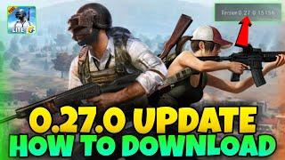 How To Download Pubg Lite 0.27.0 Update | Official Update  Pubg Lite New 0.27.0 Update Kaise Kare
