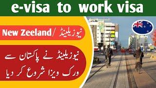 New Zealand E-Visa To Work Visa For Pakistan || Every Visa || Hindi/Urdu ||