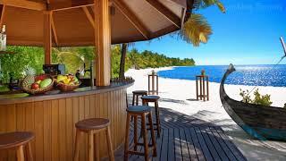 Tropical Beach Bar Ambience (Happy and Relaxing Reggae Music) [Carnival Vibes]️