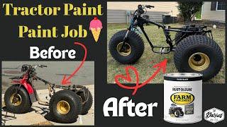 1983 Honda Big Red 200e | Ep. 4 Prep & Tractor Paint