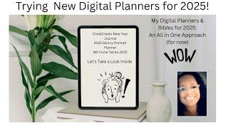 My 2025 Digital Planners & Digital Bibles! All-In-One Approach #digitalplanning, #ipadplanning