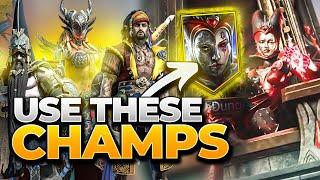 BEST CHAMPIONS & TEAMS for QUEEN OF HEARTS EVENT DUNGEON!