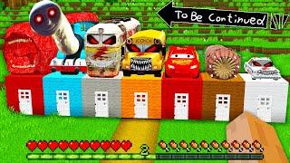 What INSIDE SCHOOL BUS vs METRO TRAIN vs SCARY Thomas.exe vs SCARY POLICE CAR vs TRAIN EATER HOUSES