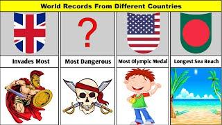 World Records From Different Countries Part 3 - The Info Touch