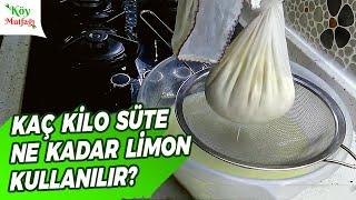 Limonla Mayalanmış Kalıp Gibi Köy Peyniri Nasıl Yapılır? - Ev Yapımı Peynir | Emine'nin Köy Mutfağı