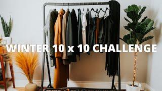 10 ITEMS, 10 OUTFITS MY FIRST WINTER 10x10 CAPSULE WARDROBE CHALLENGE