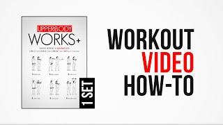 Upperbody Works Plus Workout [ How-To ] [ One Set ] by #DAREBEE