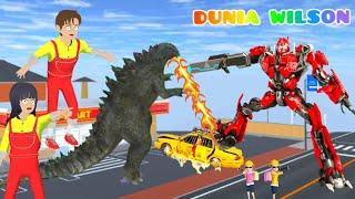 Yuta Mio Jadi Titan Godzilla vs Transformers Robot Full Movie Menolong Singa Emas 