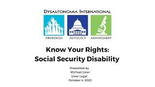 Know Your Rights:  Social Security Disability Insurance and Supplemental Security Income