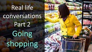 English Conversation 2 - Going shopping with Essential Vocabulary | Learn English with the Kemptons