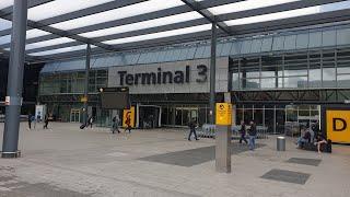 London Heathrow Airport Terminal 3 Departure Area.