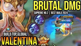 VALENTINA BEST BUILD 2024 | BUILD TOP GLOBAL VALENTINA GAMEPLAY | MOBILE LEGENDS