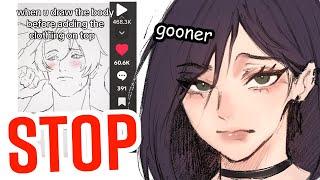 ART TIKTOK IS GETTING TOO FREAKY...