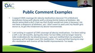 Information Session - CMS Proposed Rule to Cover Obesity Medications