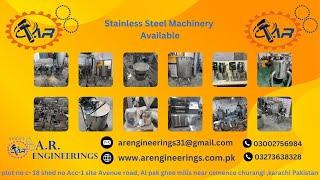 Stainless Steel machinery #A.R.Engineering