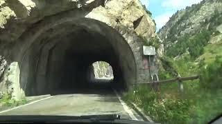 Autofahrt über den Furka - Pass von Ulrichen nach Realp / Video Nr. 219