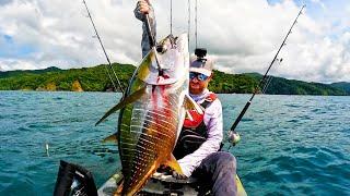 Offshore Kayak Fishing: Topwater Tuna INSANITY! (Catch Clean Cook)