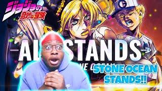 NON JOJO FAN REACTS - TO ALL STANDS IN STONE OCEAN! (ANIME VERSION)