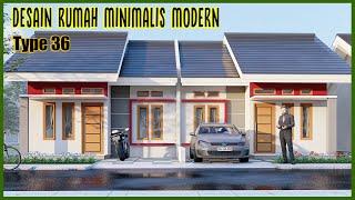 DENAH DESAIN RUMAH MINIMALIS MODERN TYPE 36  ꟾ DESAIN SANGGAR TEKNIK