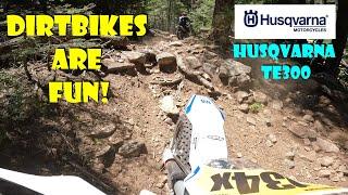 Dirtbikes are fun! Husqvarna TE300