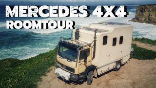 Mercedes Expeditionsmobil | Roomtour 4x4 Weltreise-Wohnmobil 