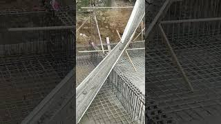 WooEye | concrete flowing up to down #shortvideo #sitework #constructionequipment #siteworks