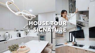 Modern, Minimalist Design Kitchen with an 8ft island Kitchen Tour | Signature Malaysia