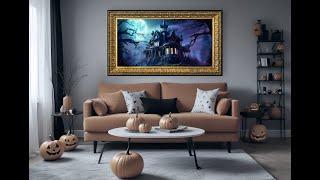 Haunted Mansion Halloween Screensaver - Spooky Ambience for TV