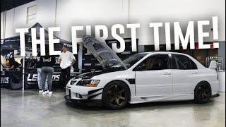 500hp Evo 8 First CROSS COUNTRY CAR SHOW! Tuner Evo Chicago