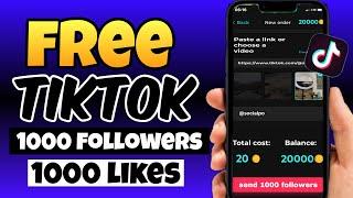 How to Get 1000 Tiktok Followers,Likes and views in 5 Minutes in 2024 (Working Method!)