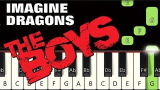 The Boys Meme Song  | Imagine Dragons | Piano tutorial | Piano Notes | Piano Online #pianotimepass