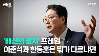 '배신의 정치' 프레임....이준석과 한동훈은 뭐가 다르냐면