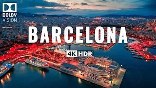 BARCELONA CITYSCAPE 4K ULTRA HD [60FPS] - Inspiring Music & Beautiful Urban Views