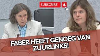 PVV-minister Marjolein Faber heeft genoeg van zuurlinks en hun gezeur over 0MVOLKING!