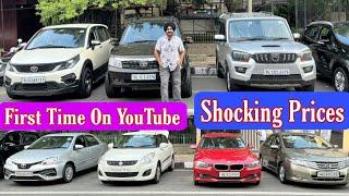 Shocking Prices | Used SUV Sedan Cars at Satguru Motors Delhi | Tata Hexa, Safari, Scorpio, BMW....