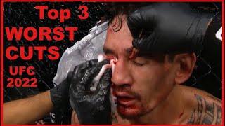 Top 3 WORST CUTS of UFC 2022